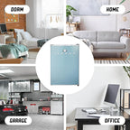 ICEBOX 2.5 Cu. Ft. Compact Refrigerator, ENERGY STAR Certified Small Refrigerator, Single Door Mini Fridge with Chiller Compartment, R600a Refrigerant, IBCR25SLT, Slate Blue