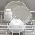 Lenox 890951 French Perle 12-Piece Plate & Bowl Dinnerware Set White
