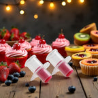 2Pcs Red Cake Digger,Cupcake Corer Tools,Muffin Cake Pastry Corer Model Plunger Cutter Decorating Reusable Plastic Cake Digging Holes for Muffin Cake Filling Fruit and Vegetable Tools
