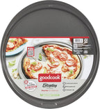 GoodCook Everyday Nonstick Steel Pizza Pan, 12", Gray