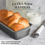 Tiawudi Extra Large Bread Pan, 13" x 5" Long Loaf Pan, Nonstick Baking Pan, Rectangular Loaf Tin, Set of 2