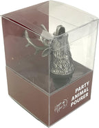 Happy Hour Majestic Stag Head Wine Pourer - Stopper, Aerator, and Perfect Pourer