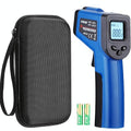 Infrared Thermometer Gun for Cooking, Digital Laser Temperature Thermometer -58℉~1022℉ IR Thermometer Gun for Blackstone Pizza Oven Deep Frying Other Daily Uses with Hard Carrying Case (NOT for Human)