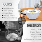 4-1 Strainer with Bowl Set - Rotatable Colander for Kitchen(Patented) - Strainers and Colanders - Pasta Strainer with New Upgraded Graters for Fruit Veggie Fun Kitchen Presents - White