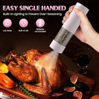 1 Pack Salt and Pepper Grinder-Birthday Gifts for Mom Automatic Battery Upgraded Larger Capacity Pink Salt Pepper Set New Apartment Gifts for Housewarming