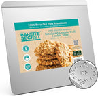 Baker's Secret Pure Aluminum Insulated 16" Cookie Sheet Commercial Grade, 100% Recycled Alu Cookie Sheet Extra Thick - The Natural Aluminum Collection
