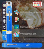 Dairy Blue Crumb Buster – Quick and Efficient Metal Crumb Remover – Dust of Tables and Countertops for Quick Cleaning - Color Coded Kitchen Tools by The Kosher Cook