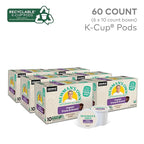 Newman's Own Organic French Roast Coffee, Keurig Single Serve K-Cup Pods, Dark Roast Coffee, 60 Count, (6 Packs of 10)