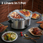 Slow Cooker Liners, Hotensil 14"x 22" 30 Count Cooking Bags Large Size Disposable Pot Liners, Fit 6QT to 10QT for Slow Cooker Cooking Trays, Multi-Purpose Durable Liners Plastic Bags, BPA Free
