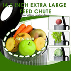Cold Press Juicer, Touchscreen Juicer Machines with Wide Feed Chute, Stainless Steel Masticating Juicers Easy to Clean, Ergonomic Operational Panel Design, High Juice Yield, Steel