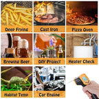 Blackstone Infrared Thermometer Temperature Gun for Cooking, IR Thermometer for Pizza Oven Griddle Cast Iron -58℉~1022℉ Non-Contact Digital Laser Thermometer Gun with Hard Storage Case (NOT for Human)