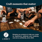 Libbey Samba Tumbler and Rocks Glasses Set of 16, All Purpose Everyday Drinking Glasses Set, Dishwasher Safe Kitchen Glassware Set for Holidays Events