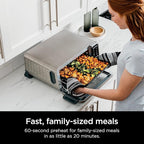 Ninja SP201 Digital Air Fry Pro Countertop 8-in-1 Oven with Extended Height, XL Capacity, Flip Up & Away Capability for Storage Space, with Air Fry Basket, Wire Rack & Crumb Tray, Silver
