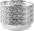 PLASTICPRO 9'' Inch Round Tin Foil Pans Disposable Aluminum, Freezer & Oven Safe - For Baking, Cooking, Storage, Roasting, & Reheating, Pack of 20