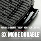GEORGE FOREMAN® Contact Submersible™ Grill,5-Serving - Adjustable Temperature Control,Black Plates,Wash the entire-grill,(Pack of 2)