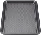 Ayesha Curry Nonstick Bakeware Set with Nonstick Bread Pan, Cookie Sheet, Baking Pan, Baking Sheet and Cake Pans - 6 Piece, SIlver