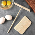 Crepe Kit Pancake Spatula Set, 5pcs Household Cooking Gadget for Traditional Crepe Making, Sturdy Kitchen Tool for Home Use Random Color