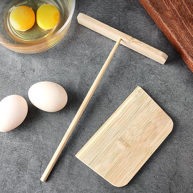 jojofuny Crepe Spreader and Pancake Spatula Set 5pcs Household Cooking Gadget Kit for Crepe and Pancake Making Convenient Kitchen Tool for Breakfast Preparation Random Random Color