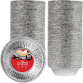Stock Your Home 3 Inch Aluminum Foil Pie Pans (50 Count) Disposable & Recyclable Mini Pie Pans, Small Pie Tin for Baking, Cafes, and Restaurants, Durable Individual Pie Pan for Fruit Tarts, Quiche