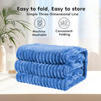 Heated Blanket 72" x 84" Full Size Flannel Fabric with 10 Heating Levels & 1-12 Hours Auto Shut Off, Breathable and Comfortable for Soft and Bed - Sky Blue