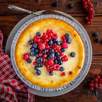 NoCry Premium Disposable Pie Pans 9 Inch (50 Pack) — Made in USA — Foil Aluminum Tins with Curl Lip for Baking Delicious Tarts or Crispy Pastry Crusts — Lightweight Yet Sturdy — Even Heat Distribution