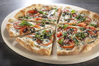 Pizza Stone for Oven, Grill, BBQ - Round 5/8 Inch Extra Thick Baking Stone w Safe Even Heating- XL 16.5" Pan for Crispy Crust, Heavy Duty Cordierite Holds High Temp- Kitchen Essential Must Have Gift