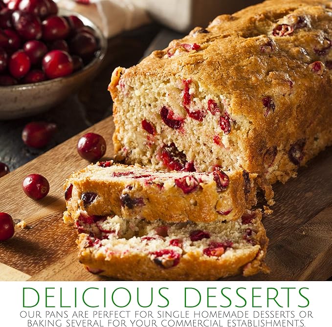 PLASTICPRO [3 Lb 50 Pack Disposable Loaf Pans Aluminum Tin Foil Meal Prep Bakeware - Cookware Perfect for Baking Cakes, Bread, Meatloaf, Lasagna 3 Pound 11'' X 5'' X 2.75''