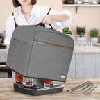 CURMIO Cocktail Machine Dust Cover Compatible with Bartesian Premium, Professional, Duet, Cocktail Maker Machine Dust Cover with Pockets for Cocktail Capsules, Gray, Patent Design