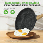 NutriChef 22‑Piece Non‑Stick Ceramic Pots and Pans Set – For All Cooktops Including Induction – PTFE & PFAS Free, Includes Bakeware & Utensils