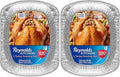 Reynolds Kitchens Turkey Size Roaster Pan, Holds Up to 30lbs, 1 Count (Pack of 2)