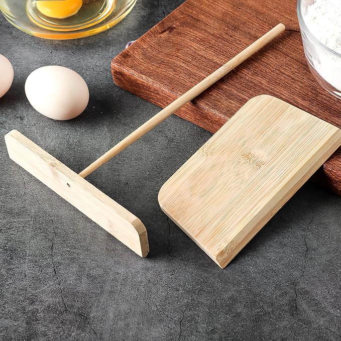 Wear-resistant Crepe Spreader and Pancake Spatula Set 5pcs Kitchen Gadget Kit for Household Crepe and Pancake Making Convenient Cooking Tool for Breakfast Preparation