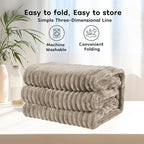 Heated Blanket 84" x 90" Queen Size Flannel Fabric with 10 Heating Levels & 1-12 Hours Auto Shut Off, Breathable and Comfortable for Soft and Bed - Camel