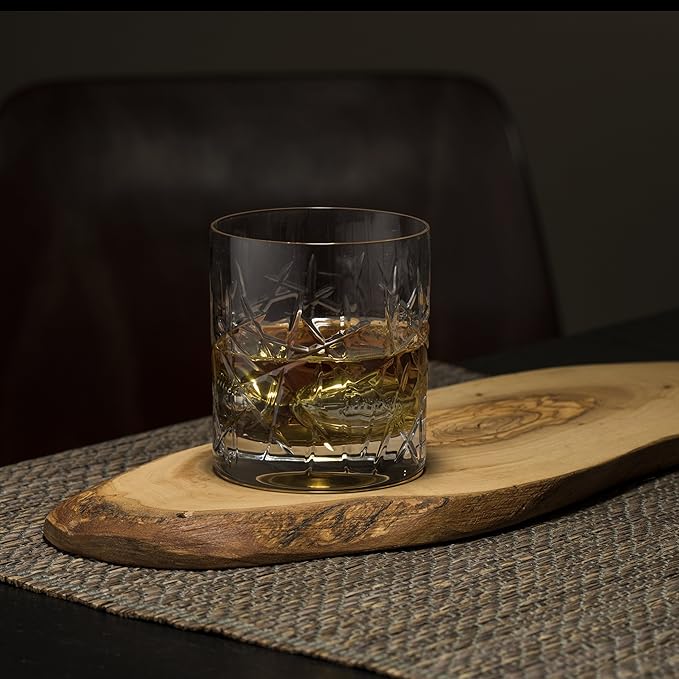 The Wine Savant Football Whiskey Stones, Superbowl Chillers, Whiskey Rocks, Great for Parties or for Bar Use Tool, 6 Stones Rocks Cubes for Whiskey, Bourbon Vodka, Scotch