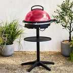 GreenPan 2-in-1 Portable Indoor & Outdoor Standing Electric Grill & Griddle, Cinnamon