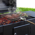 Sorbus Grill Basket - Stainless Steel Large Folding Barbecue Grilling Basket with Handle, Portable BBQ Accessories for Fish, Shrimp, Vegetables, Grilling Accessories, Gifts for Outdoor Cooking Camping (1 Pack)