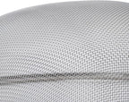Winco Strainer with Single Fine Mesh, 8-Inch Diameter, Medium, Stainless Steel, Tan,Silver