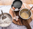 Bellemain Stainless Steel Non-Slip Mixing Bowls with Lids (4-Piece Set)