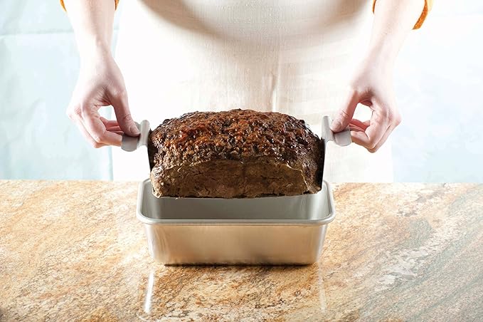 Nordic Ware Naturals Meat Loaf Pan with Lifting Trivet