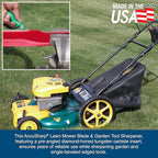 AccuSharp Large Garden Tools and Lawn Mower Blades Sharpener, Ideal for Loopers, Pruners and Shears, Safe, Easy-to-Use, Made in the USA