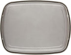 Circulon Total Bakeware Nonstick Roaster, Roasting Pan with Rack, 17-Inch x 13-Inch, Gray