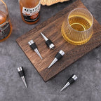 20 Pcs Wine Bottle Stopper Set Kit, Metal Cork Bottle Stoppers, Resin Wine Bottle Stoppers Molds Set Accessories, Wine Stopper for Silicone Molds Epoxy Resin, Silver