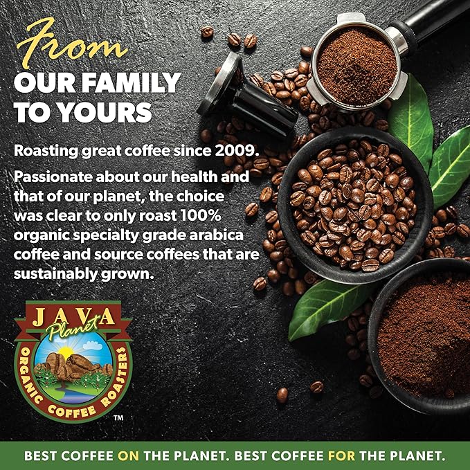 Low Acid Organic Coffee – Whole Bean, Mold-Free & Stomach Friendly by Java Planet, Papua New Guinea Single Origin Coffee, Dark Roast, Smooth Full Flavored, 2x1LB Bag