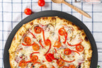 Beasea Pizza Pan 12 Inch, Pizza Pan with Holes Perforated Pizza Tray Aluminum Alloy Round Pizza Crisper Pans Oven Baking Pizza Bakeware Pizza Baking Tray for Home Restaurant Kitchen