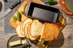 Lodge Cast Iron Loaf Pan 10 Inch | Pre-Seasoned | Dual Handles | Made in USA | Pack of 3