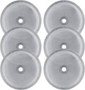 Sivaphe 12 oz French Press Replacement Filter, 1-2 Cup Coffee Maker Stainless Steel Filter, 6 Pieces Mesh Screen for 350ml Small French Coffee Press