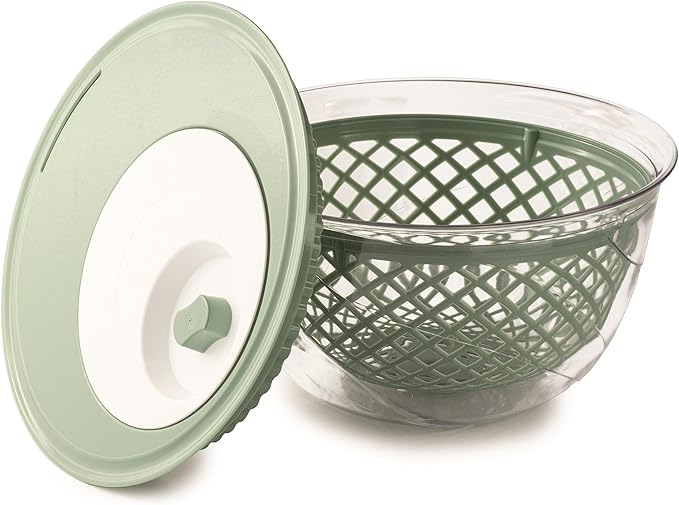 Snips Salad Spinner Spinner 4 LT | Green Colour | Made in Italy | Bpa Free, PP+San