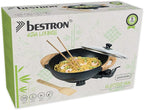 Bestron AEW100AS Electric Wok, Metal, 5 Litres