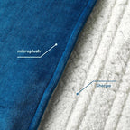 Electric Heated Blanket King Size - 90"x100", Soft Flannel Heating Blanket, 10 Heating Levels, 1-12 H Auto Shut Off, Breathable Warm and Washable for Bed, Lake Blue