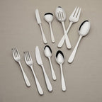 Lenox Stratton Flatware Set, Silver, 65 Piece