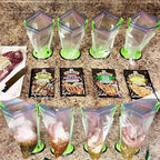 Ruibo Baggy Rack Holder For Food Prep/Ziplock Bag, Meal Planning/Plastic Freezer Bag Holders Stand, Green, Pack of 4 - 4 Pcs